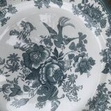 Pie dish, asiatic pheasants Enoch Wedgwood, antique bird decor