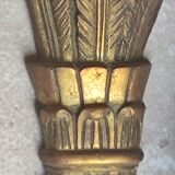 Pair of old bronze sconces