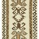 Turkish Handwoven Vintage Herki Kilim 104 cm x 336 cm