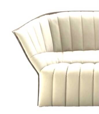 Canapé en cuir 3 places Ligne Roset modèle Moel