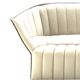 Canapé en cuir 3 places Ligne Roset modèle Moel