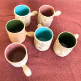 Oriental terracotta tea service