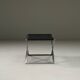 Folding stool PK91 by Poul Kjærholm for Fritz Hansen, 1960s Denmark.