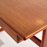 Table à coudre en teck par Kai Kristiansen pour vildbjerg møbelfabrik mk9364