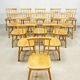 Vintage dutch design spindle back dining chairs pastoe