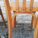 Mismatched bistro chairs