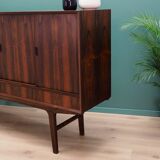 Buffet haut en palissandre, design danois, années 1970, production : Danemark