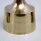 Set of 3 Scandinavian brass candle holders