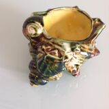 Ashtray "shell" in polychrome / vintage ceramic 50s-60s