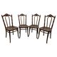 Bentwood dining chairs by Thonet Austria