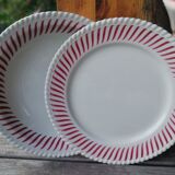 Paire de plats de service