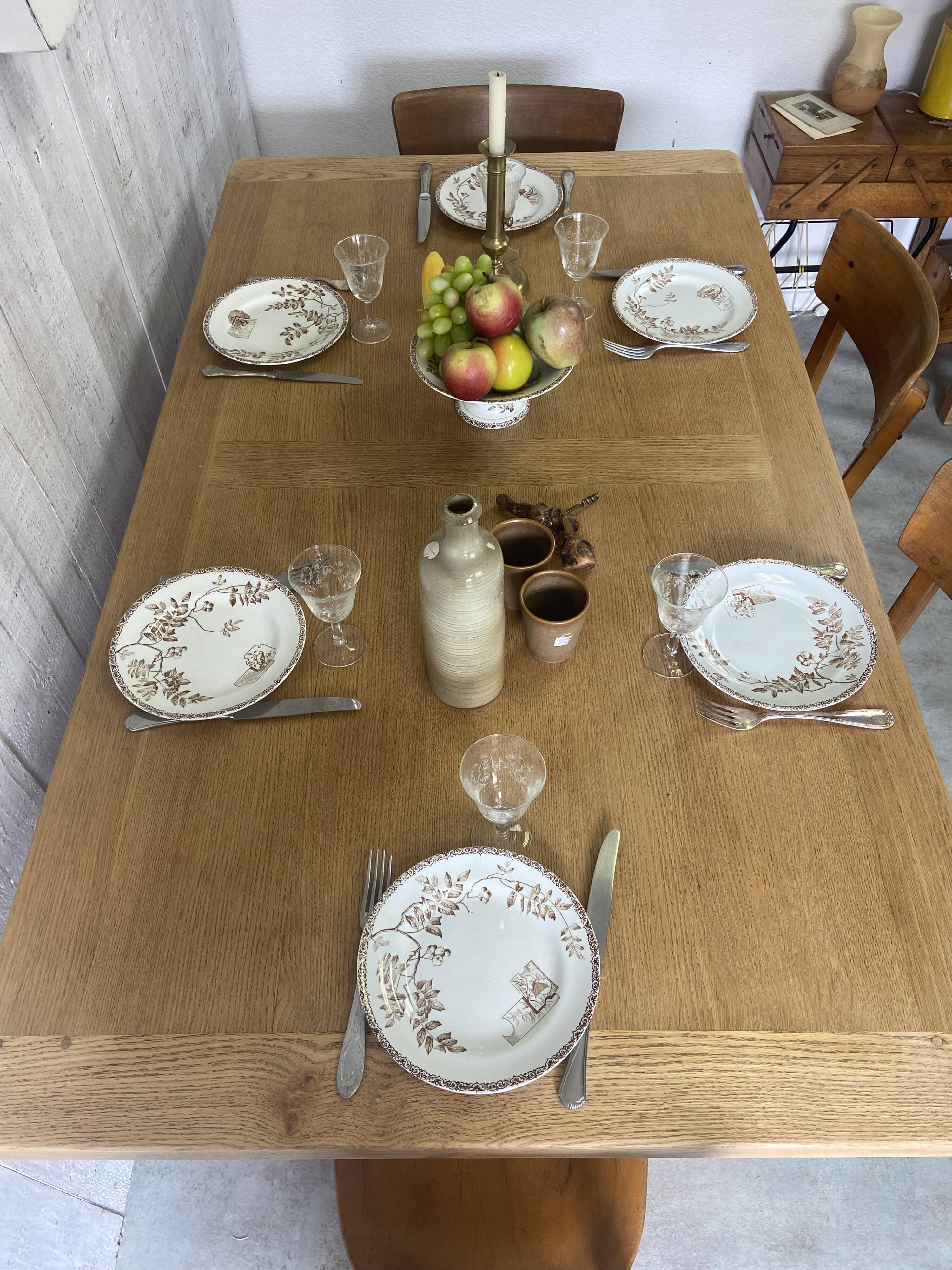 Oak farmhouse table 160x90CM