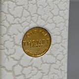 Table and 6 thonet designer chairs with crackled lacquer finish, 1980s vintage