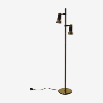 Lampadaire laiton design années 50 - 60 par Sische