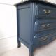Commode bleue