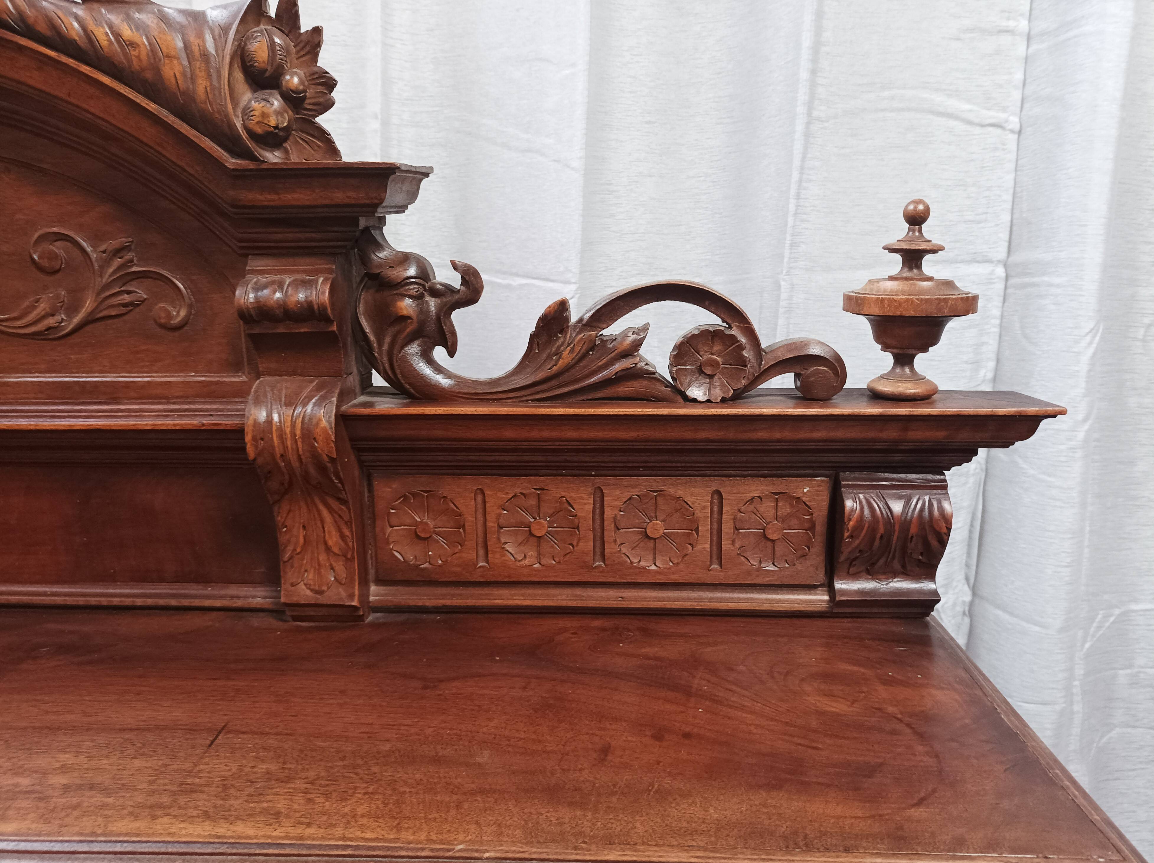 Renaissance walnut sideboard