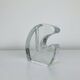 Vase soliflore en verre vintage
