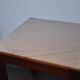 Pair of wooden and marble side tables