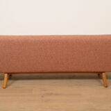 Vintage sofa | 3-seater | ML-90 | pink | reupholstered