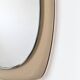 Vintage mirror with smoked glass frame from the 1970s.