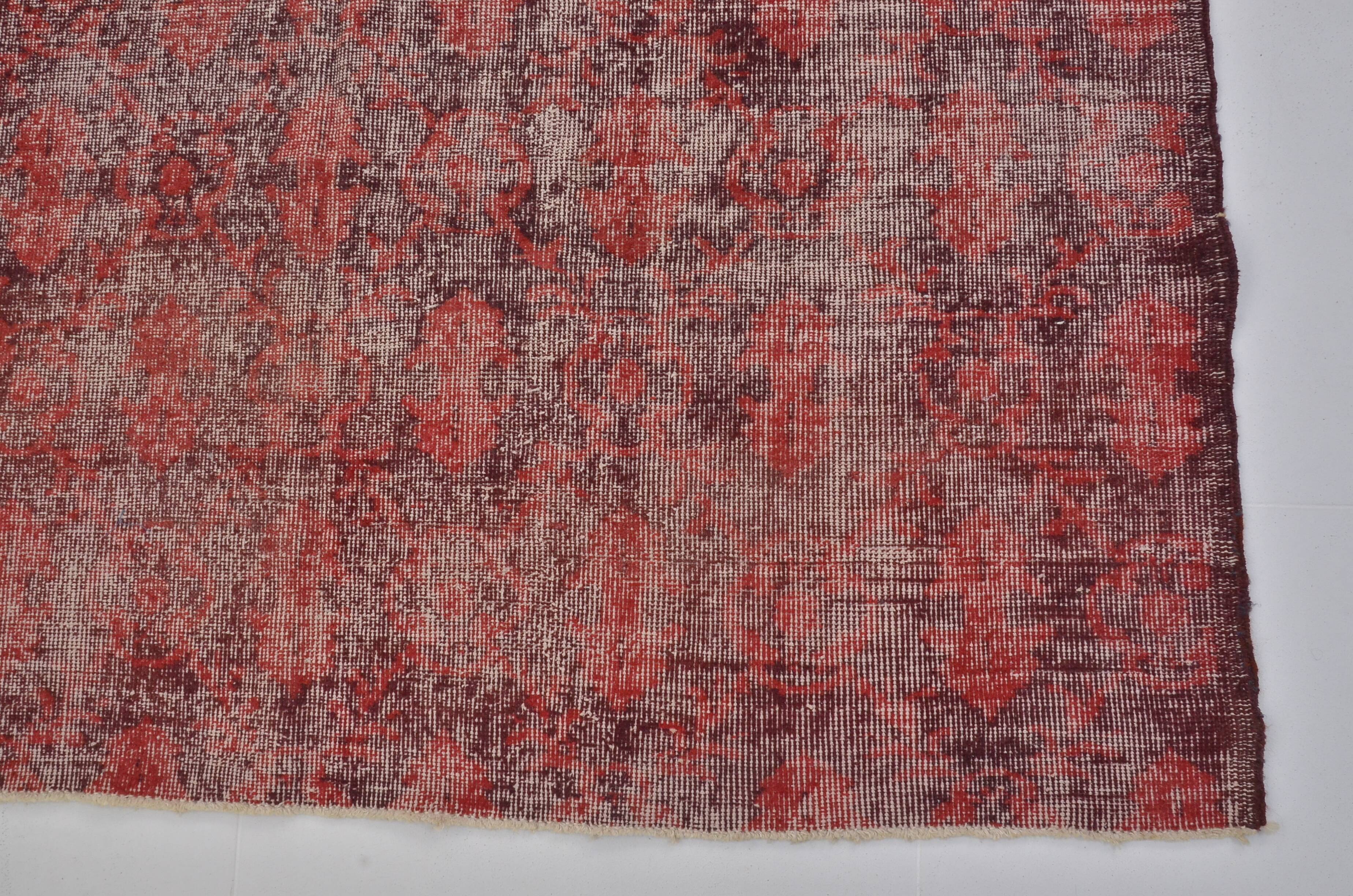 Red Turkish Oushak Rug sku 1502