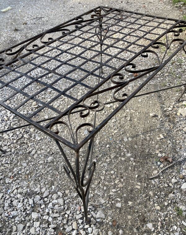 Table basse pour le salon ou pour le jardin - fer forgé