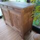 Buffet parisien Art déco en châtaignier naturel