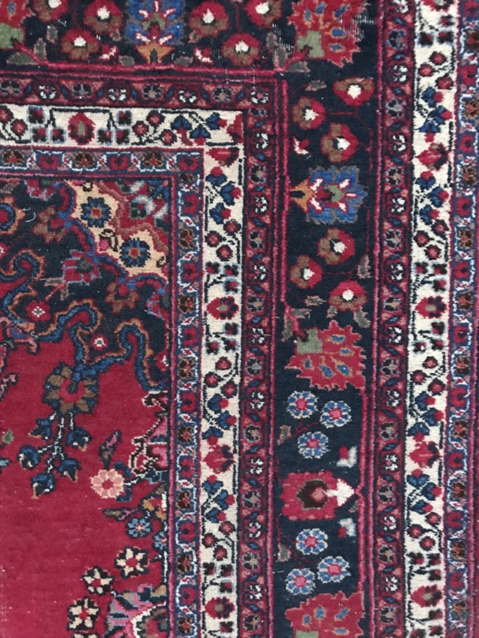 Former carpet Persian Mashhad done hand 200 X 280 CM