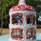 Antique Italian ceramic birdcage
