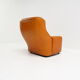 Funky leather lounge chair by Michel Cadestin for Airborne