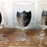 4 "Étain Sonnant" crest glasses