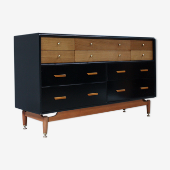 Black & oak dresser from E-Gomme, 1950