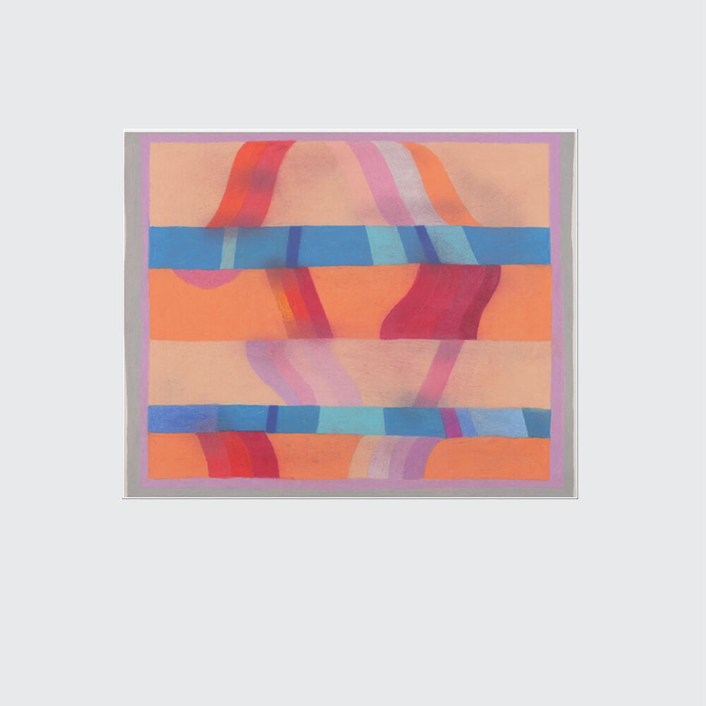 Oil pastel on paper by Bernard Myers