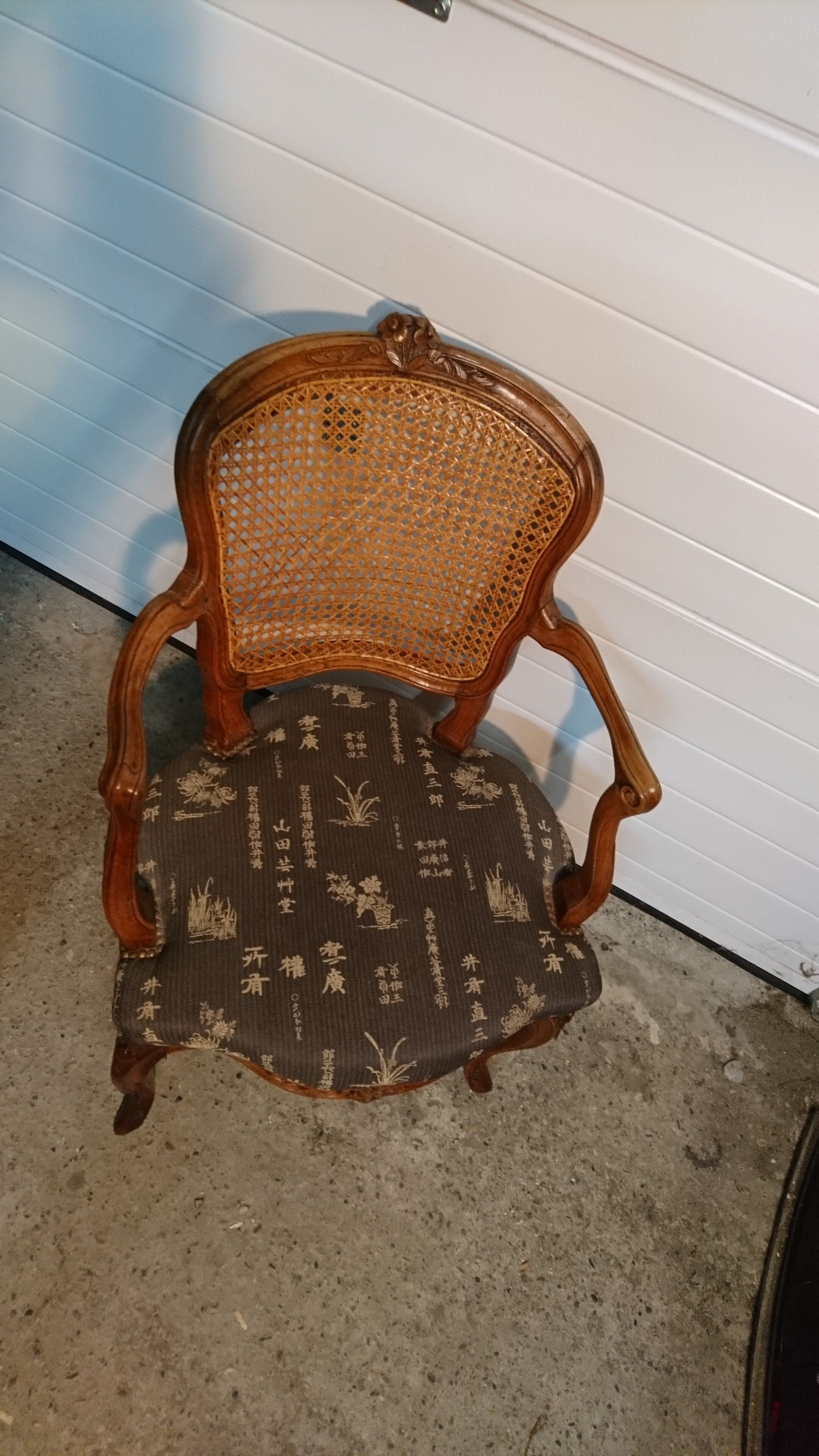 Louis XV period office armchair