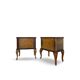 Tables de chevet/commodes Chippendale italiennes, années 1940/1950.