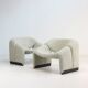 pair of "Groovy" armchairs by Pierre Paulin