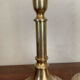 Pair of Scandinavian brass candle holders