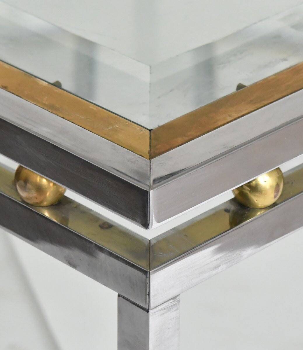 1970s square coffee table