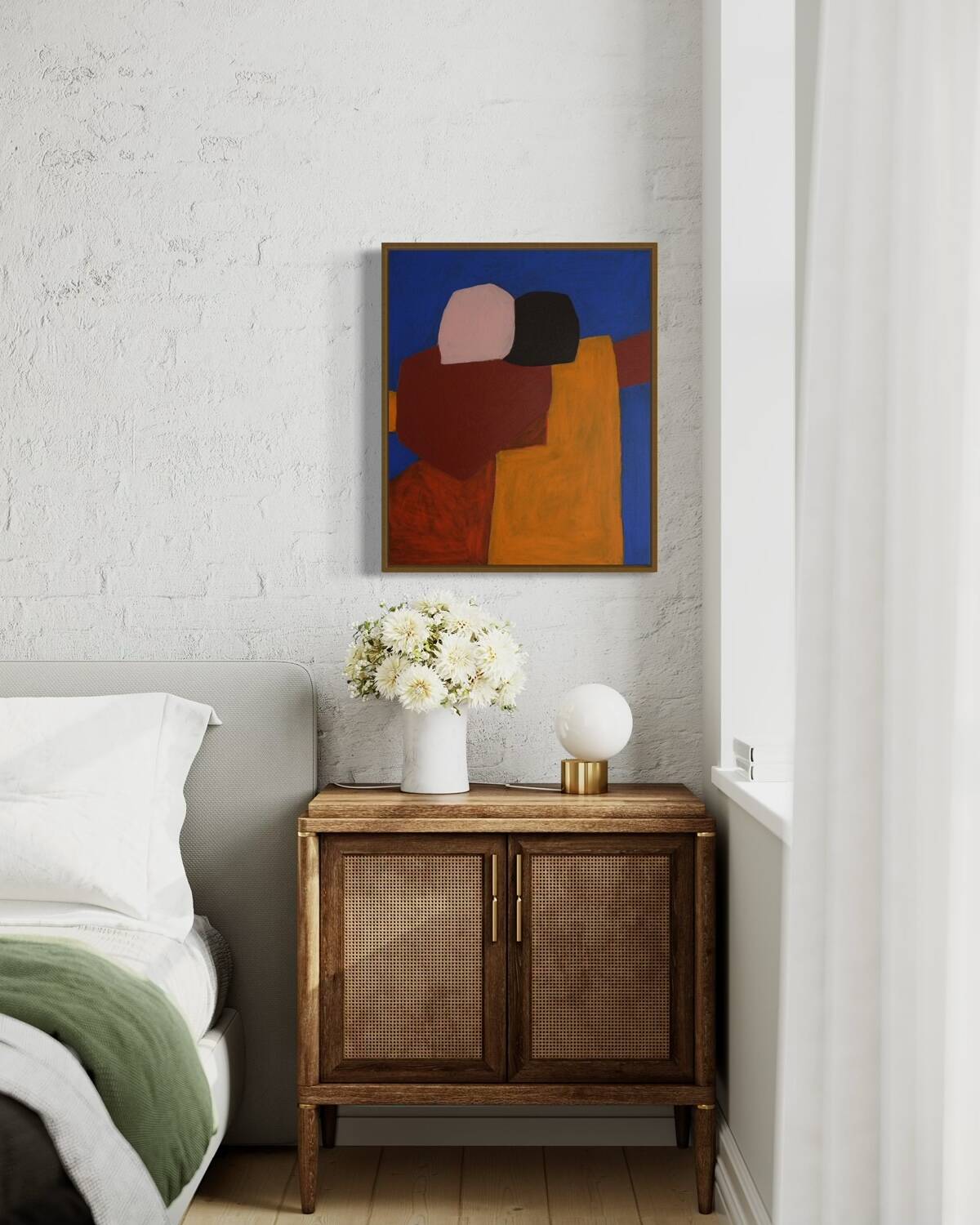 Figurative painting "come closer" by Bodasca