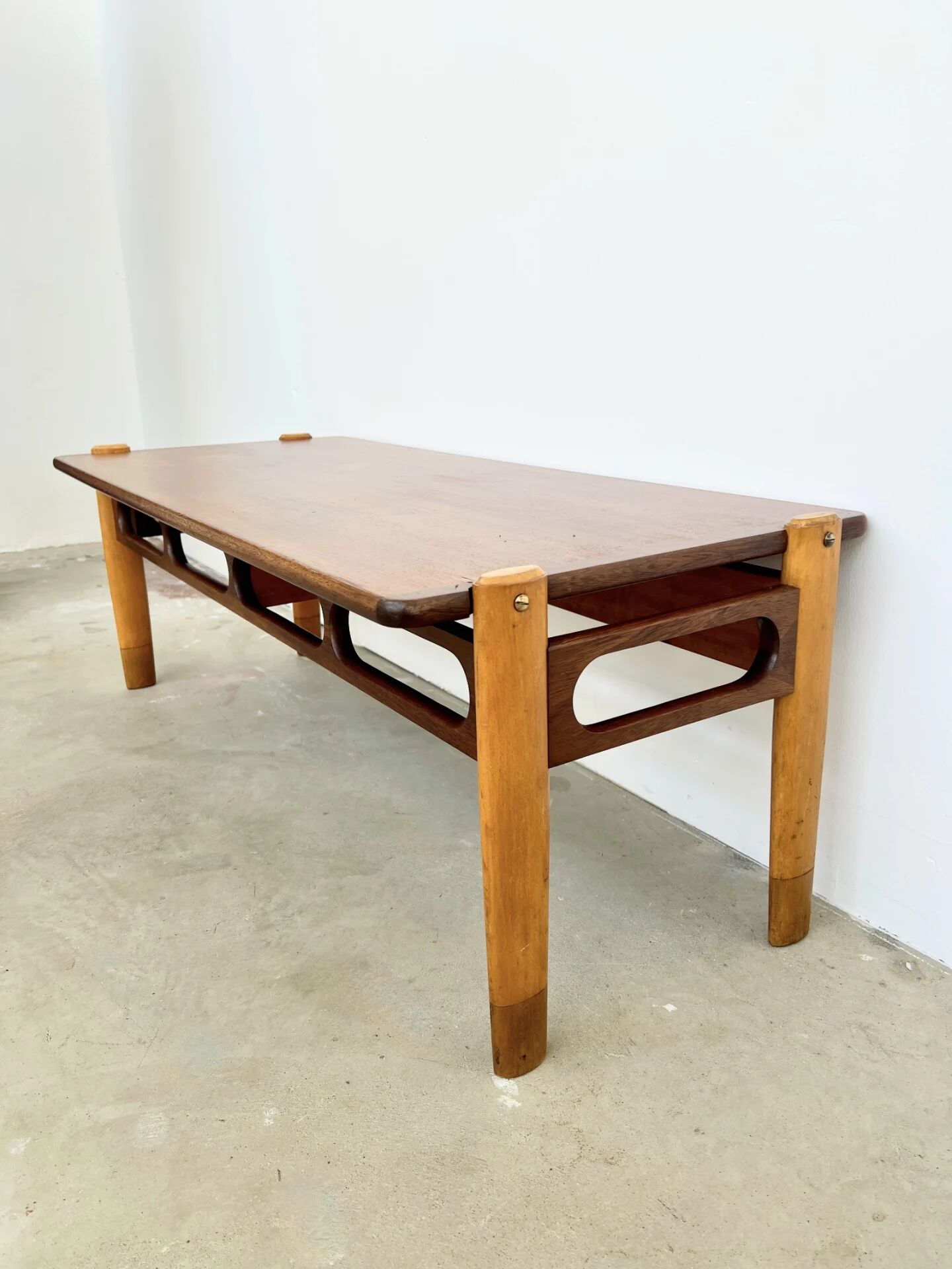 Wall system William Watting for Scanflex in teak and beech — 1960