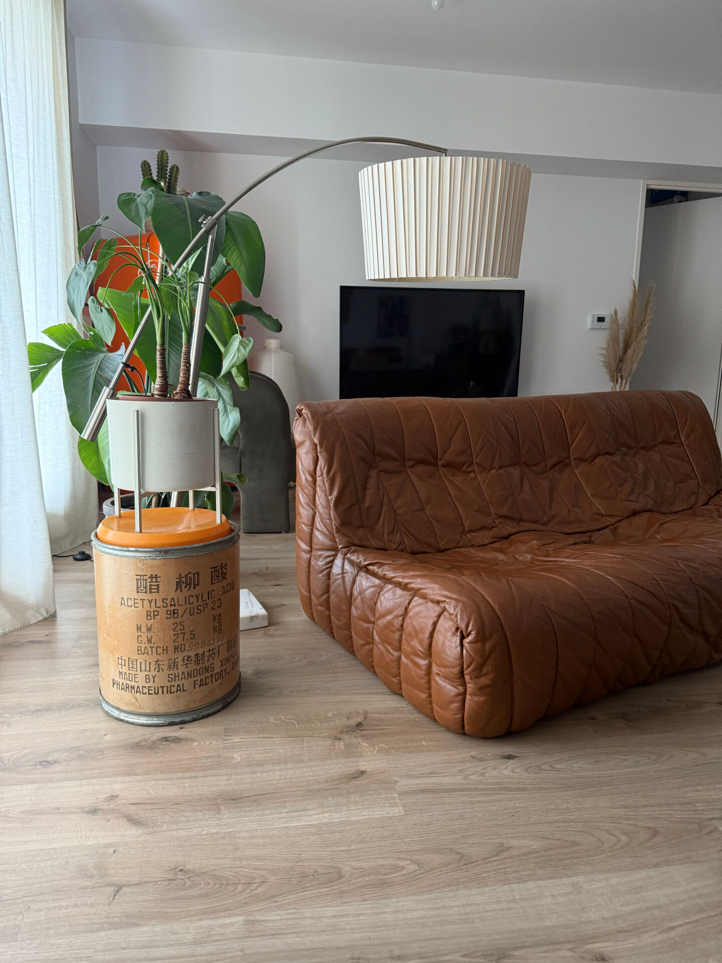 Vintage leather sofa