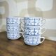 6 cups with 2 handles Jäger Eisenberg Blau Saks