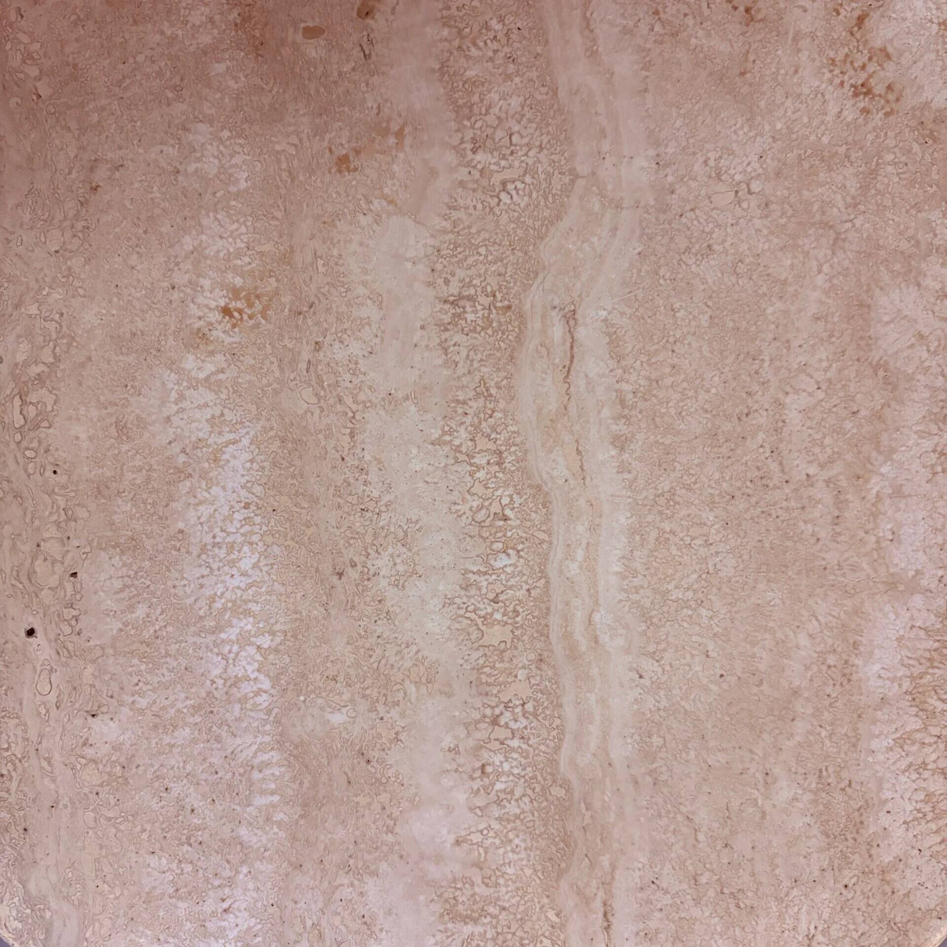 Vintage travertine columns / pedestals, 1970s, Italy