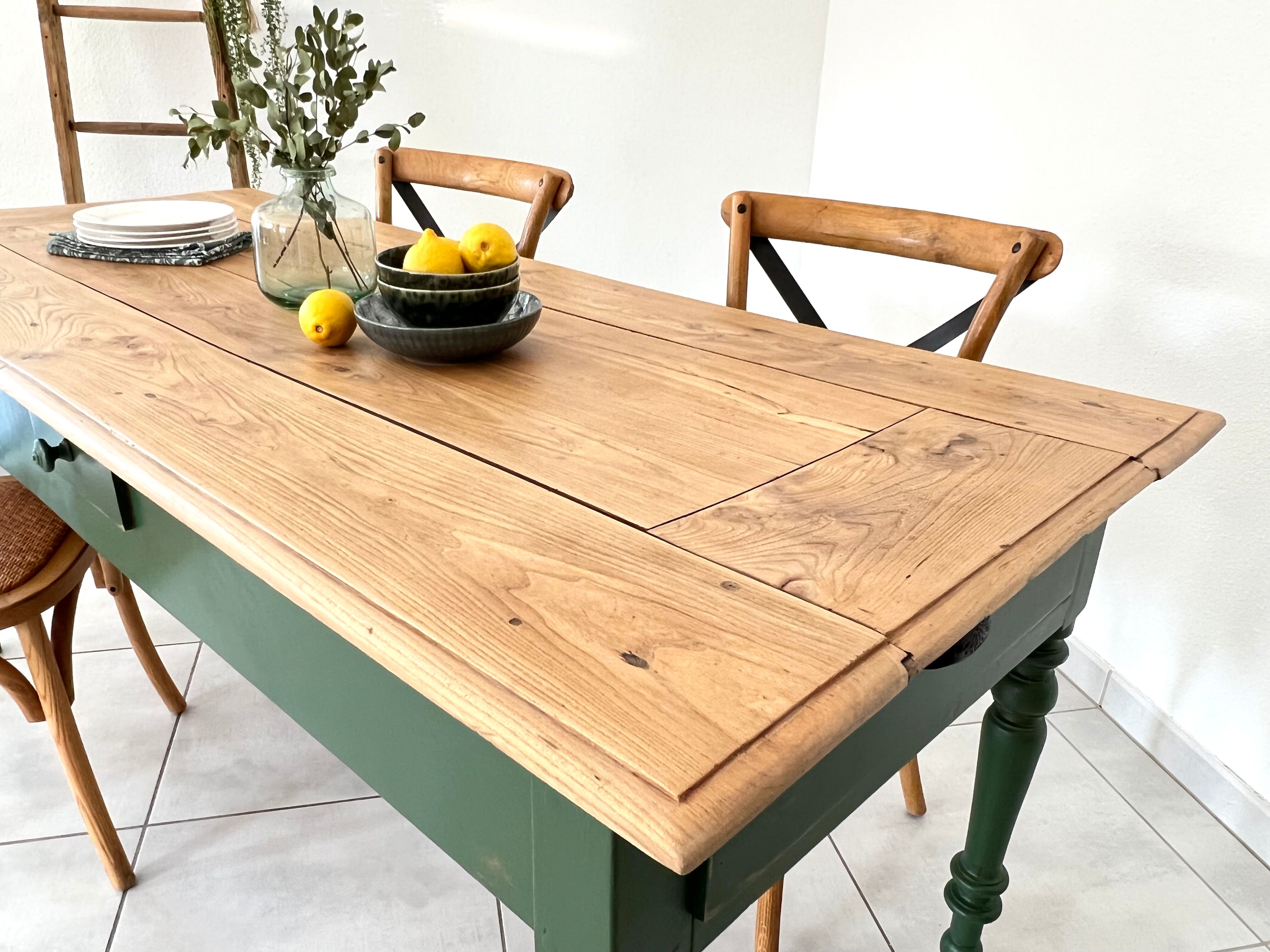 Old farmhouse table