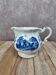 Jug / milk jug Sarreguemines Romantic blue – country decor – vintage earthenware