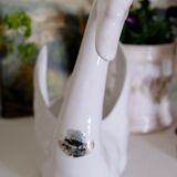 Cache pot cygne "faïence d'art"