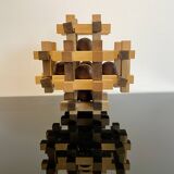 Multi-ball wooden puzzle