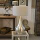 Lampe design en aluminium brossé 1970’s