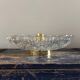 Large chiseled glass wall light