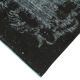 Hand-knotted antique turkish 1970s 151 cm x 282 cm black carpet